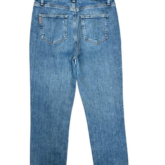 Paige | Sarah Straight Leg Ankle Jean| Distressed | Size 29 - Picture 2 of 5